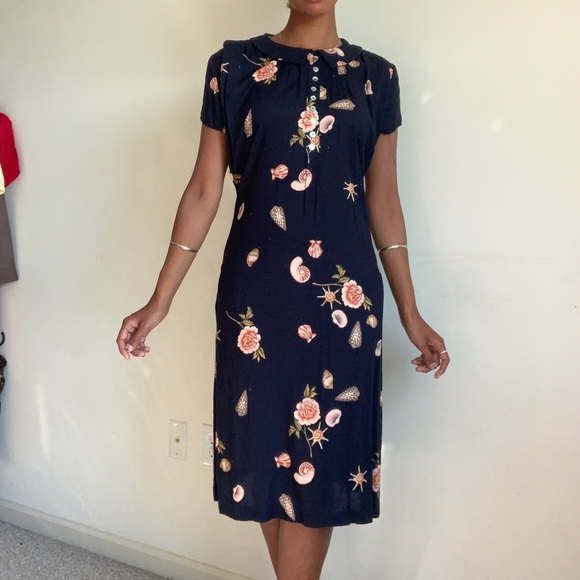Authentic Original Vintage Style Dresses & Skirts - Vintage seashell dress